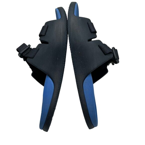 Chaco Sandals Kids Juniors 3 Blue Chillos Slides Slip On Z Straps Outdoor Beach - Picture 6 of 16